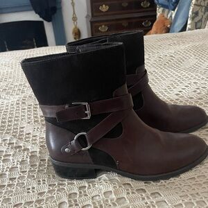 Ralph Lauren Brown equestrian booties